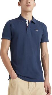 Tommy Hilfiger Pure biologisch katoen slank Polo - maat 2XL Navy
