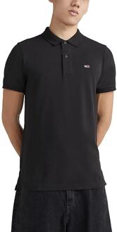 Tommy Hilfiger Pure biologisch katoen slank Polo Zwart