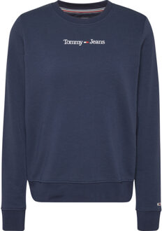 Tommy Hilfiger Reg serif linear sweater Blauw - XL