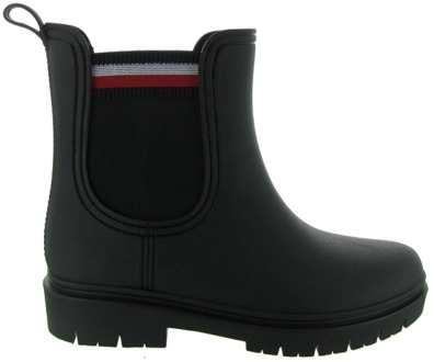 Tommy Hilfiger Regenlaarzen Tommy Hilfiger Rain Boot Ankle Elastic" Zwart - 36,37,38,39