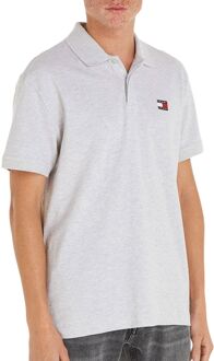 Tommy Hilfiger Regular Badge Polo Heren lichtgrijs - M