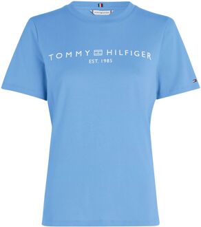 Tommy Hilfiger Regular Corp Logo Shirt Dames blauw - M