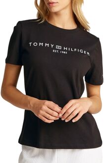 Tommy Hilfiger Regular Corp Logo Shirt Dames - XS