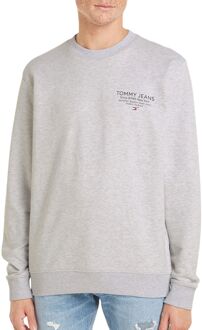 Tommy Hilfiger Regular Essential Graphic Crew Sweater Heren lichtgrijs