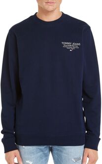 Tommy Hilfiger Regular Essential Graphic Sweater Heren donker blauw - L