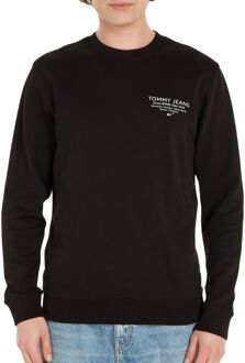 Tommy Hilfiger Regular Essential Graphic Sweater Heren zwart - XL