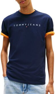 Tommy Hilfiger Regular Linear Logo Embroidery Shirt Heren - M