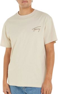 Tommy Hilfiger Regular Signature Shirt Heren crème - XL