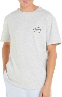 Tommy Hilfiger Regular Signature Shirt Heren lichtgrijs - M