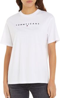 Tommy Hilfiger Relaxed New Linear Shirt Dames wit - M
