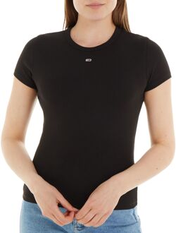 Tommy Hilfiger Relaxed New Linear Shirt Dames zwart - XS