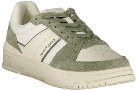Tommy Hilfiger Retro Stijl Casual Sneakers - maat EU 43 Ivoor
