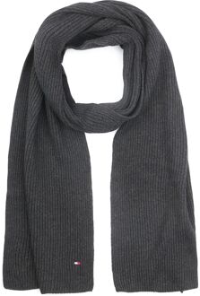Tommy Hilfiger Rib Sjaal Antraciet