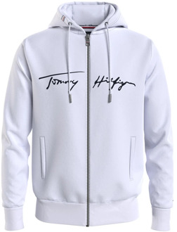 Tommy Hilfiger Rits Sweater voor Mannen Tommy Hilfiger , White , Heren - Xl,S
