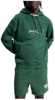 Tommy Hilfiger RLX Serif Flag Tommy Jeans Sweatshirt Tommy Hilfiger , Green , Heren - 2Xl,L,M