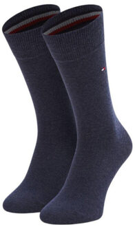 Tommy Hilfiger Ruitensokken heren (set van 2) Blauw - 43-46