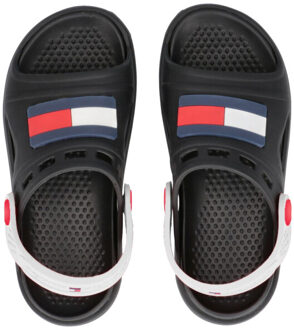 Tommy Hilfiger Sandalen met contrastdetail voor kinderen - maat 27 Zwart