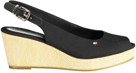 Tommy Hilfiger sandalen met riem elba 39d3 Zwart-37