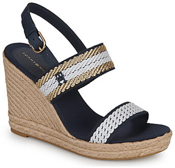 Tommy Hilfiger Sandalen Tommy Hilfiger GOLDEN WEBBING WEDGE" Marine - 39,41