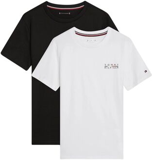 Tommy Hilfiger Shirts Junior (2-pack) zwart - wit - 140-152