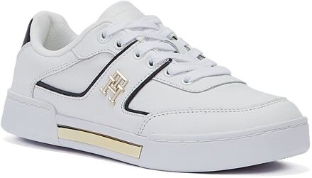 Tommy Hilfiger Shop Voor Tommy Hilfiger Court Prep Dames Wit/Rwb Sneakers - maat EU 40.5 / UK 7