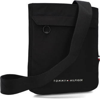 Tommy Hilfiger Skyline crossbody tas mini black Zwart