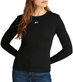 Tommy Hilfiger Slim Badge Longsleeve Shirt Dames - M