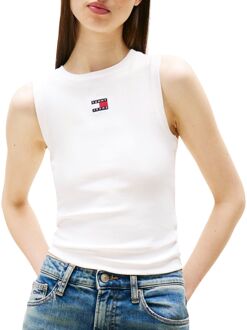 Tommy Hilfiger Slim Badge Tanktop Dames - XS