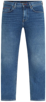 Tommy Hilfiger Slim Denim Jeans voor Mannen Tommy Hilfiger , Blue , Heren - W30 L32,W38 L32,W32 L32,W35 L32,W34 L32,W40 L32,W33 L32,W36 L32