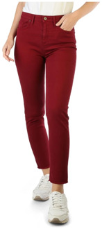 Tommy Hilfiger Slim Fit Jeans met knoopsluiting voor vrouwen Tommy Hilfiger , Red , Dames - W24
