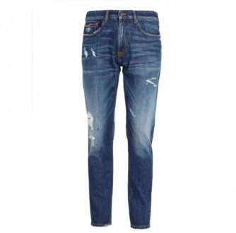 Tommy Hilfiger Slim-Fit Jeans voor Mannen Tommy Hilfiger , Blue , Heren - W34,W38