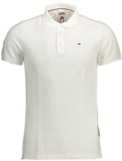 Tommy Hilfiger Slim Placket Polo Heren wit