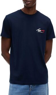 Tommy Hilfiger Slim Sign Chest Logo Shirt Heren - M