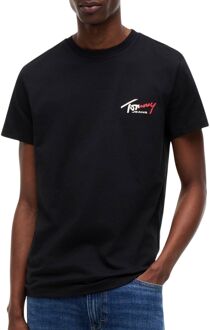 Tommy Hilfiger Slim Sign Chest Logo Shirt Heren