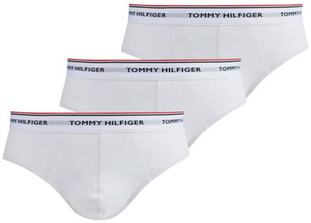 Tommy Hilfiger slips (3-pack) - heren slips zonder gulp - wit -  Maat: S