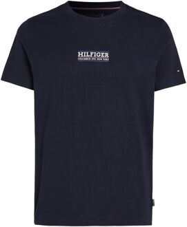 Tommy Hilfiger Small Hilfiger Logo Shirt Heren navy - M
