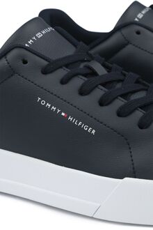 Tommy Hilfiger Sneaker Leather Court Navy Donkerblauw