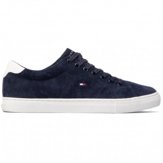 Tommy Hilfiger Sneaker van suède Donkerblauw - 44