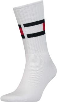 Tommy Hilfiger sokken Flag 1 paar Wit - 35-38