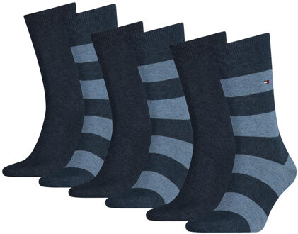 Tommy Hilfiger Sokken Heren 6-pack Rugby Jeans-39/42 - 39/42