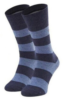 Tommy Hilfiger Sokken met contrastdetail voor heren (set van 2) Blauw - 43-46
