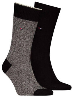 Tommy Hilfiger Sokken met contrastdetail voor heren (set van 2) Wit - 44-47