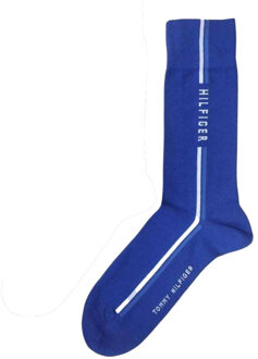 Tommy Hilfiger Sokken met logogaren voor heren (set van 2) - maat 43-47 Blauw