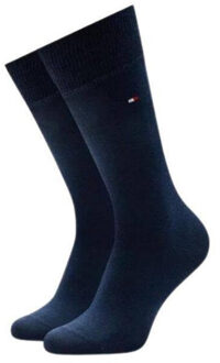 Tommy Hilfiger Sokken met stippen voor heren (set van 2) - maat 44-47 Blauw
