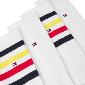 Tommy Hilfiger Sokken met streepdetail voor heren (set van 2) Wit - 38-42