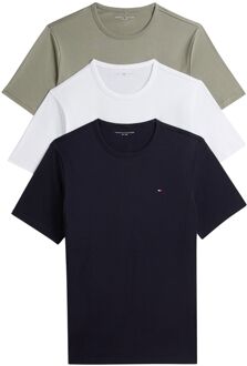 Tommy Hilfiger SS Shirt Heren (3-pack) - L