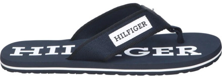 Tommy Hilfiger Stijlvolle Pool Collectie Tommy Hilfiger , Black , Heren - 40 Eu,42 Eu,44 Eu,43 Eu,45 Eu,41 EU