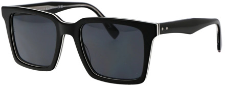 Tommy Hilfiger Stijlvolle zonnebril TH 2067/S Tommy Hilfiger , Black , Heren - 53 MM