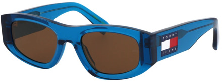 Tommy Hilfiger Stijlvolle zonnebril TJ 0087/S Tommy Hilfiger , Blue , Unisex - 52 MM