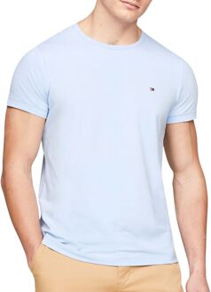 Tommy Hilfiger Stretch Slim Fit Jersey Shirt Heren lichtblauw - XL